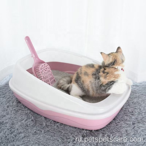 Оптовая многоцветная анти-кричная кошачья туалетная ящик для кошачьей кошки